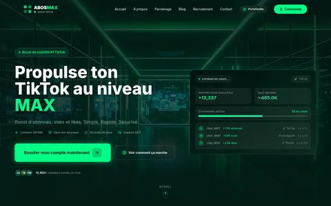 abosmax.com homepage