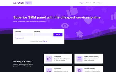 ademok.com homepage