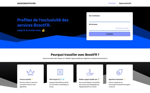 agenceboostfr.pro homepage