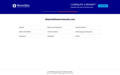 akaunfollowersmurah.com homepage