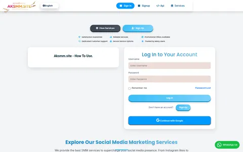 aksmm.site homepage