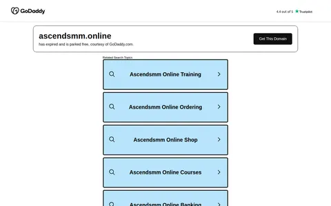 ascendsmm.online homepage