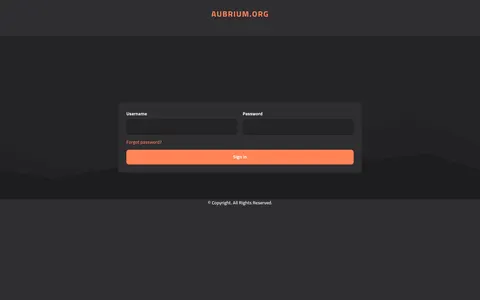aubrium.org homepage