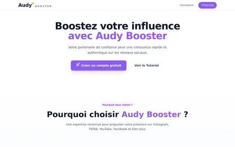 audybooster.site homepage
