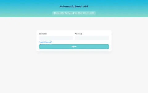 automaticboost.app homepage