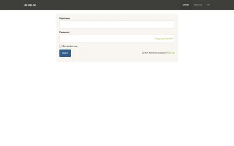 ax-api.ru homepage