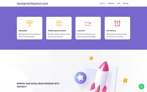 bestgrowthpanel.com homepage