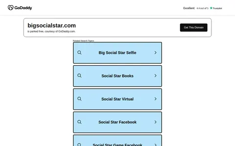 bigsocialstar.com homepage