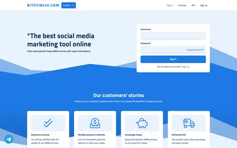 biteyinliu.com homepage