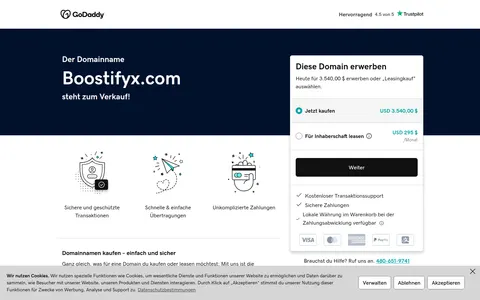 boostifyx.com homepage
