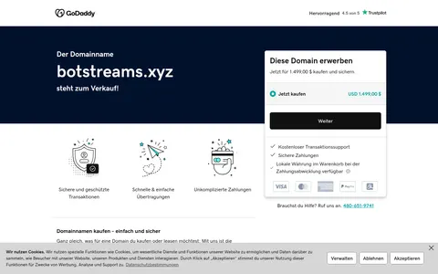 botstreams.xyz homepage