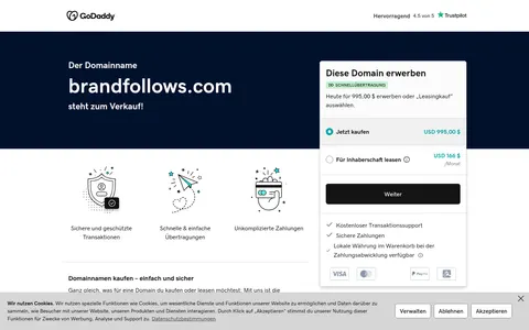 brandfollows.com homepage