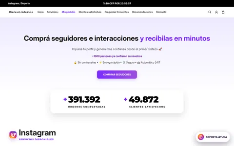 creceenredes.com homepage