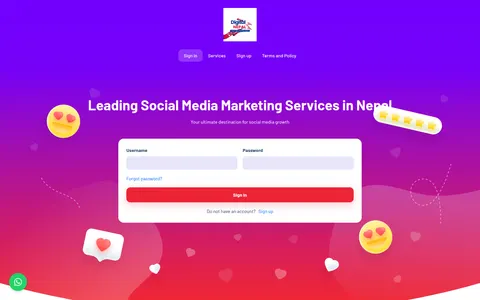 digital-nepal.com homepage
