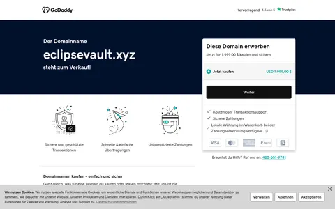eclipsevault.xyz homepage
