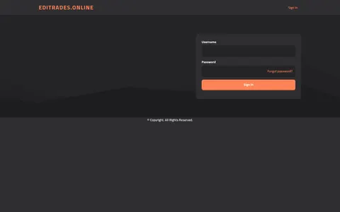 editrades.online homepage