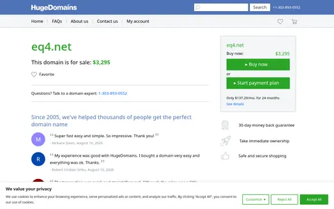 eq4.net homepage