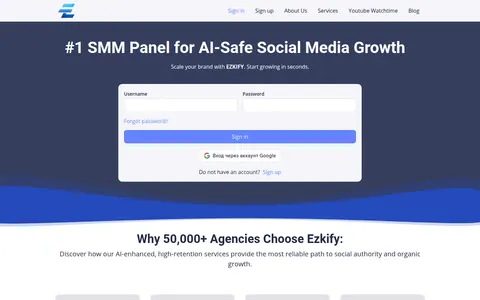 ezkify.com homepage