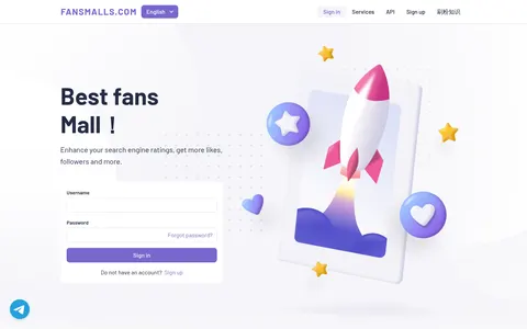 fansmalls.com homepage