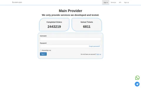 fb-smm.com homepage