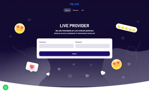 fblive.in homepage