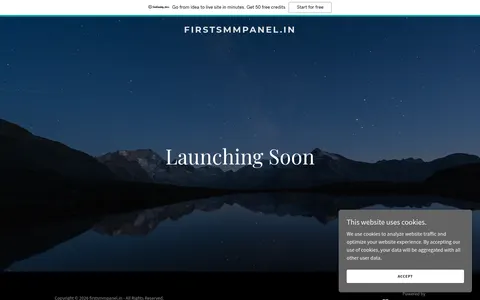 firstsmmpanel.in homepage
