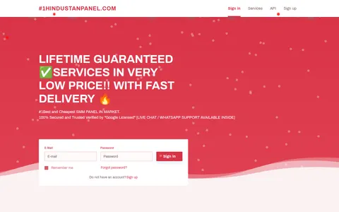 hindustanpanel.com homepage