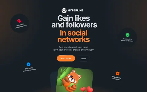 hyperlike.shop homepage