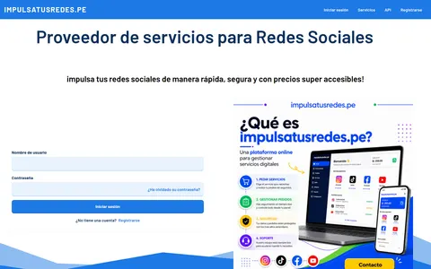 impulsatusredes.pe homepage