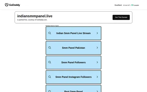 indiansmmpanel.live homepage