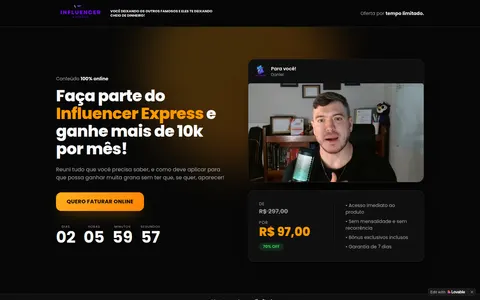 influencerexpress.com.br homepage