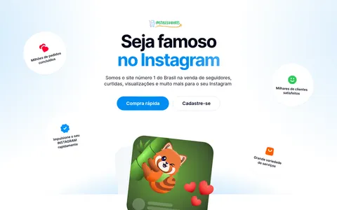 instaseguidores.com homepage