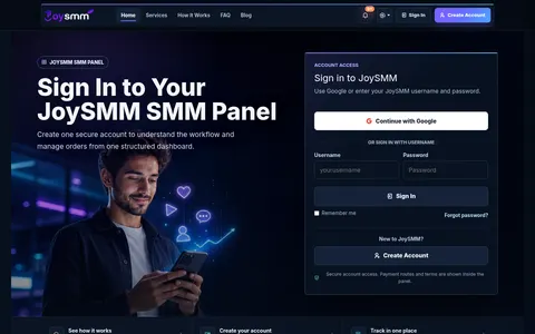 joysmm.net homepage