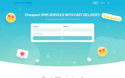 justourpanel.com homepage