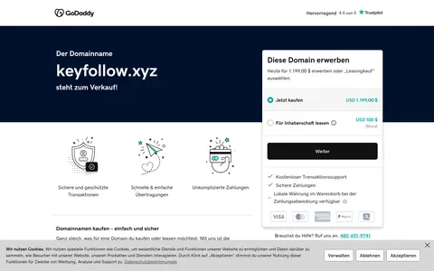 keyfollow.xyz homepage