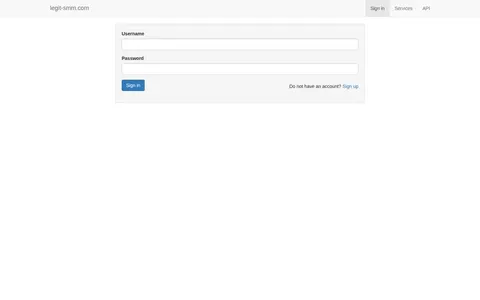 legit-smm.com homepage