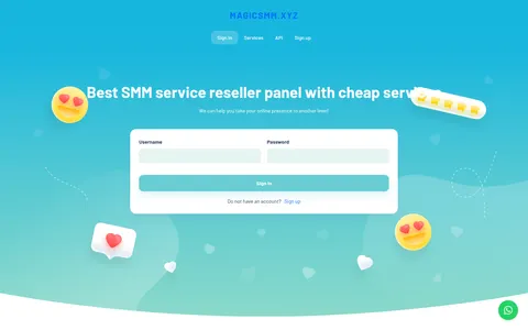 magicsmm.xyz homepage