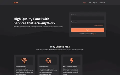 mbxsmm.com homepage
