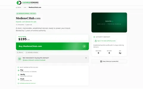medienschub.com homepage