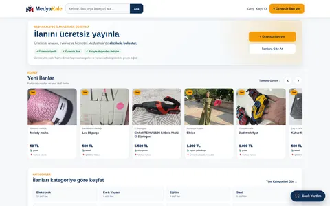 medyakale.com homepage